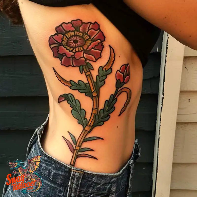 200 Carnation Flower Tattoos: Blooming Ink Designs 63 Carnation Flower Tattoo