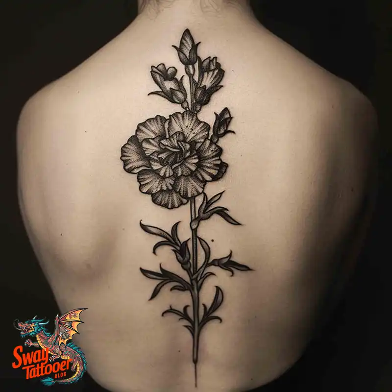 200 Carnation Flower Tattoos: Blooming Ink Designs 190 Carnation Tattoo