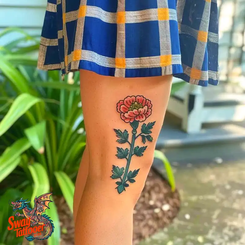 200 Carnation Flower Tattoos: Blooming Ink Designs 53 Carnation Flower Tattoo