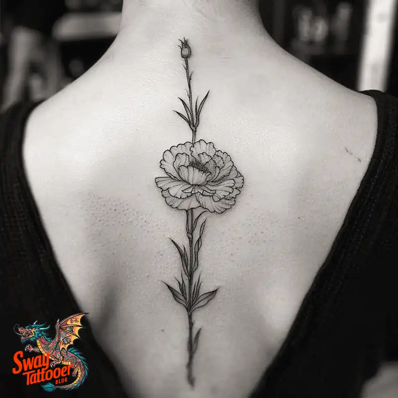 200 Carnation Flower Tattoos: Blooming Ink Designs 191 Carnation Tattoo