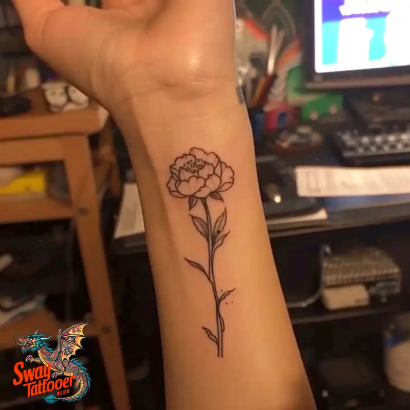 200 Carnation Flower Tattoos: Blooming Ink Designs 46 Carnation Flower Tattoo