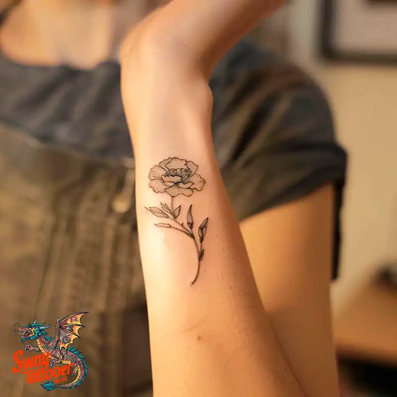 200 Carnation Flower Tattoos: Blooming Ink Designs 40 Carnation Flower Tattoo