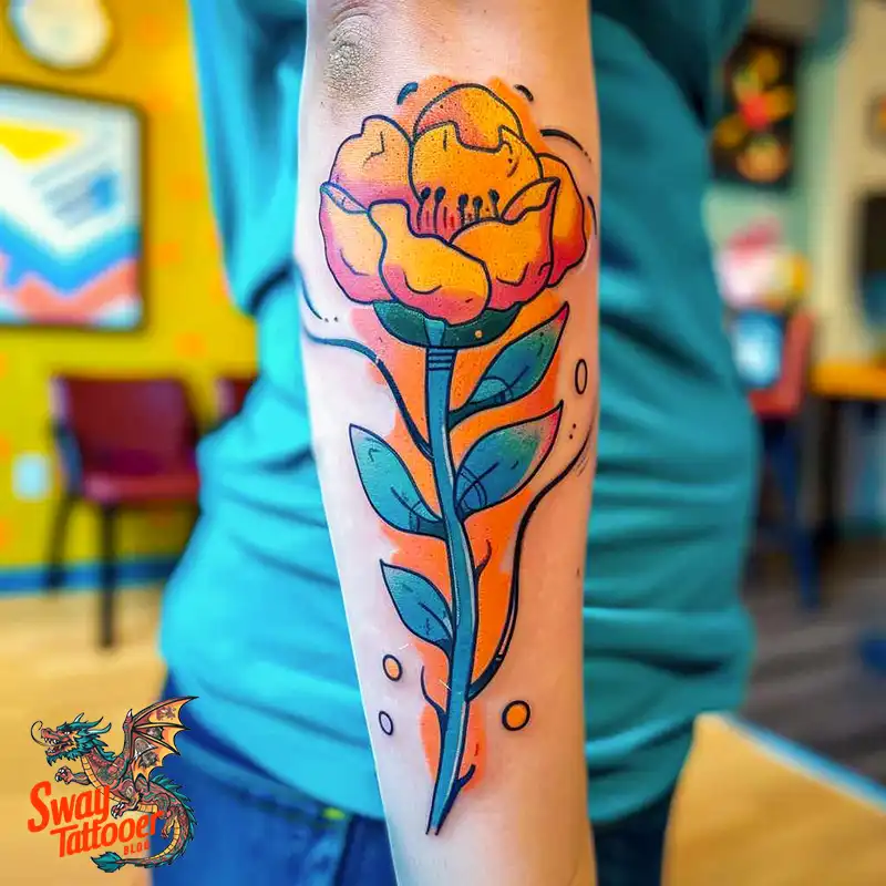 200 Carnation Flower Tattoos: Blooming Ink Designs 2 Carnation Flower Tattoo