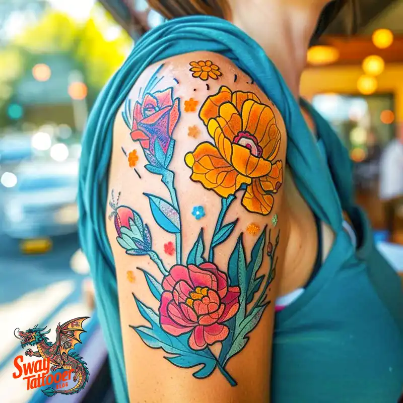 200 Carnation Flower Tattoos: Blooming Ink Designs 1 Carnation Flower Tattoo