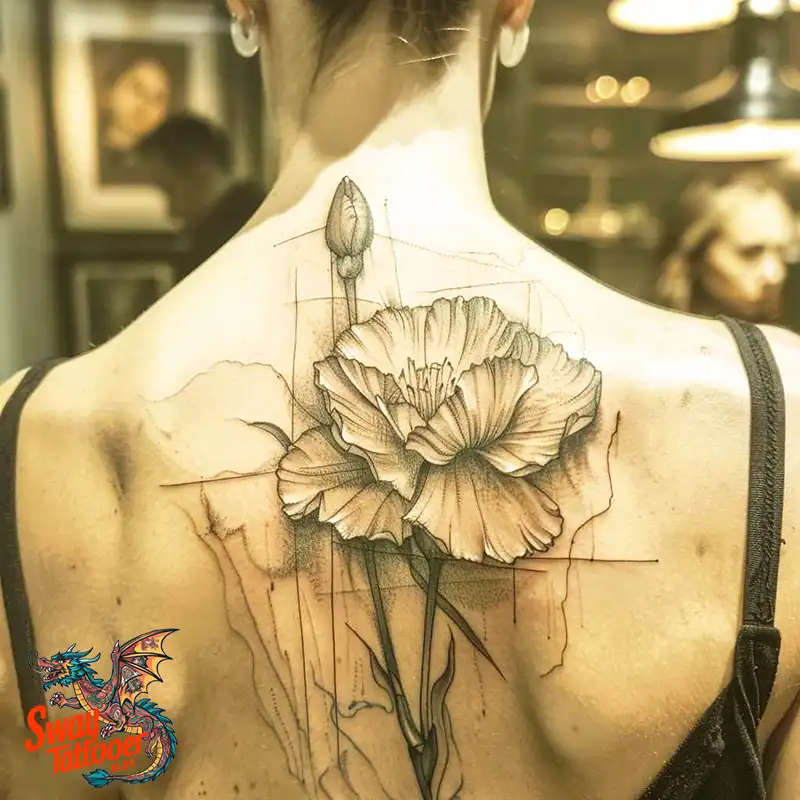 200 Carnation Flower Tattoos: Blooming Ink Designs 197 Carnation Tattoo