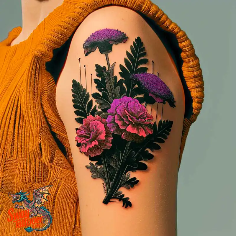 200 Carnation Flower Tattoos: Blooming Ink Designs 167 Carnation Tattoo
