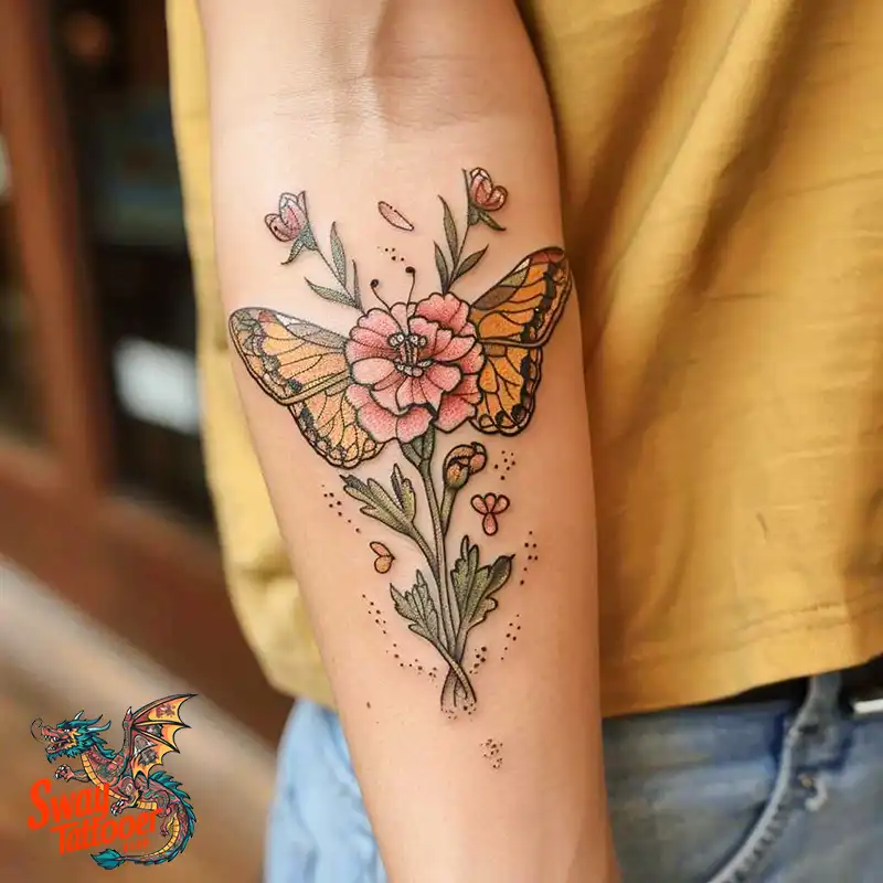 200 Carnation Flower Tattoos: Blooming Ink Designs 155 Carnation Tattoo
