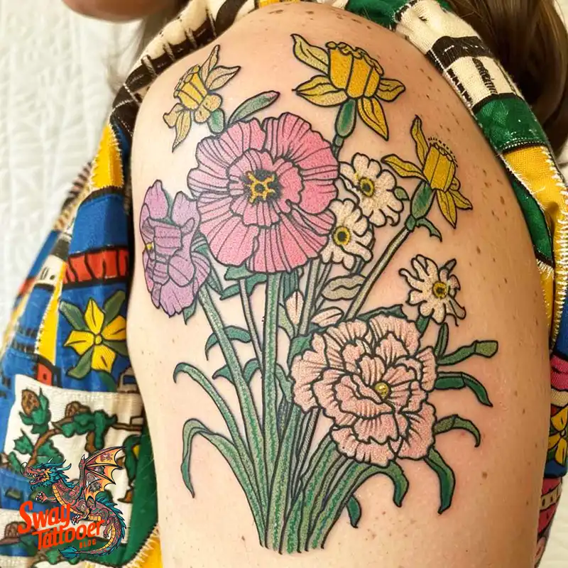 200 Carnation Flower Tattoos: Blooming Ink Designs 149 Carnation Tattoo