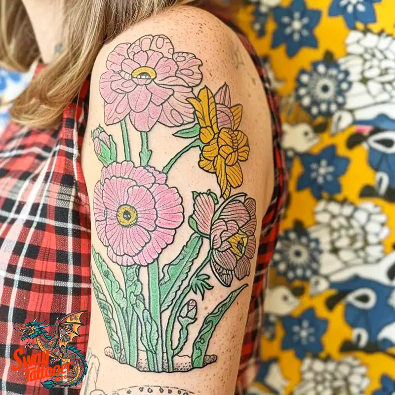 200 Carnation Flower Tattoos: Blooming Ink Designs 144 Carnation Tattoo