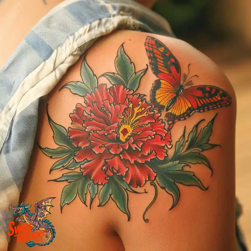 200 Carnation Flower Tattoos: Blooming Ink Designs 182 Carnation Tattoo