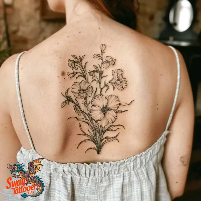 200 Carnation Flower Tattoos: Blooming Ink Designs 130 Carnation Tattoo