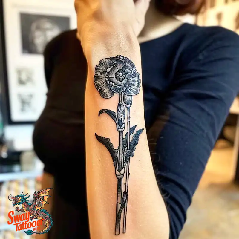 200 Carnation Flower Tattoos: Blooming Ink Designs 111 Carnation Tattoo