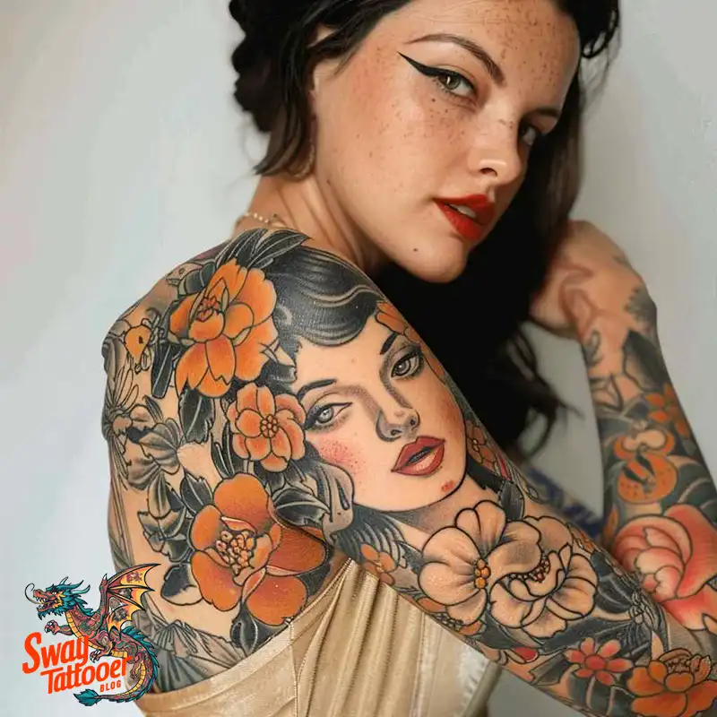 100 Women's Tattoo Sleeves: Bold Designs that Inspire 94 Women's Tattoo Sleeve