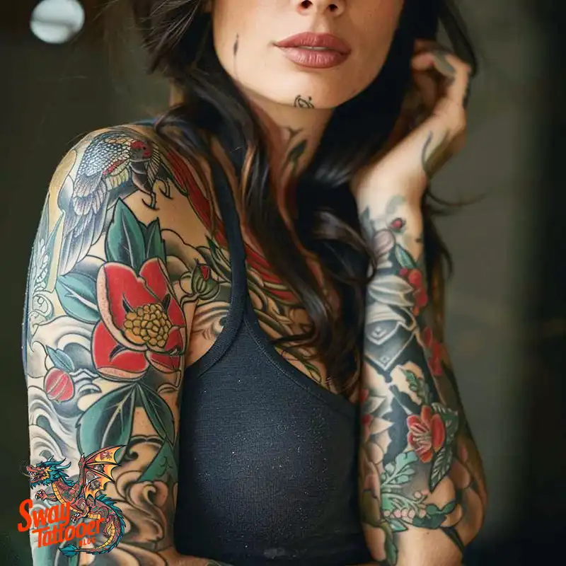 100 Women's Tattoo Sleeves: Bold Designs that Inspire 12 Women's Tattoo Sleeve