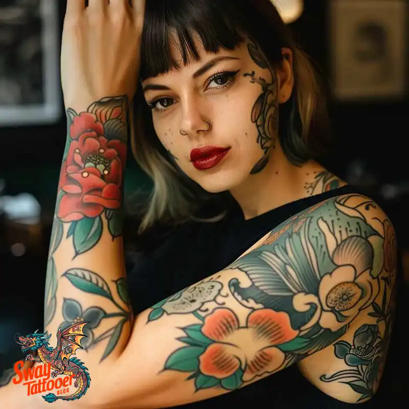 100 Women's Tattoo Sleeves: Bold Designs that Inspire 10 Women's Tattoo Sleeve