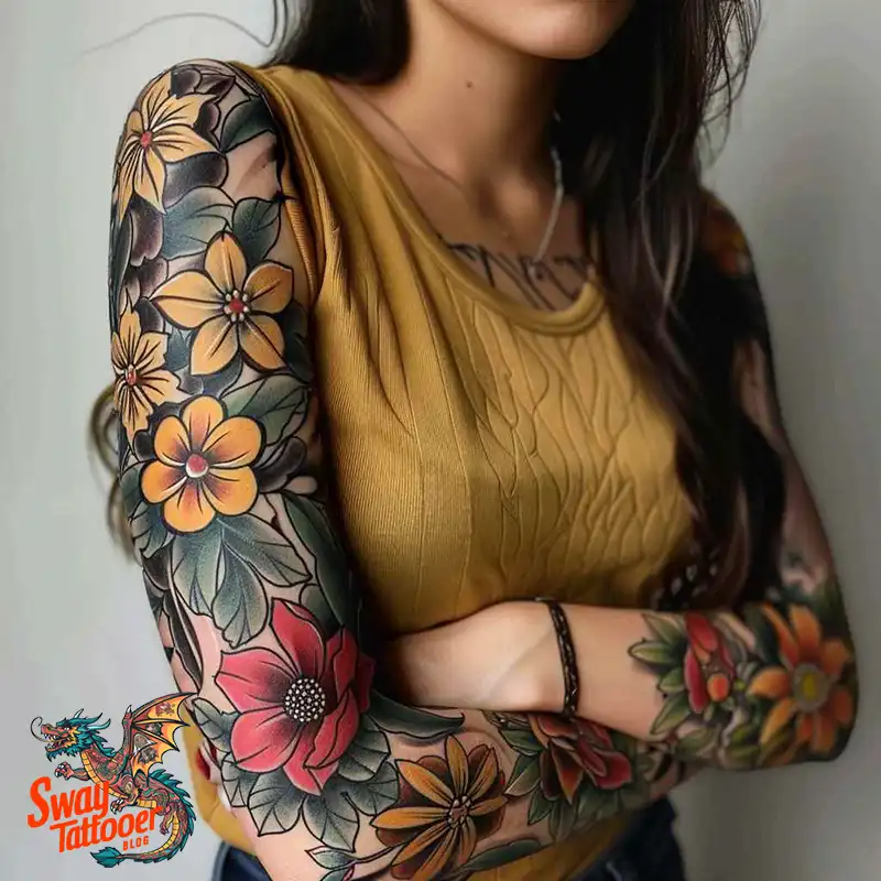 100 Women's Tattoo Sleeves: Bold Designs that Inspire 6 Women's Tattoo Sleeve