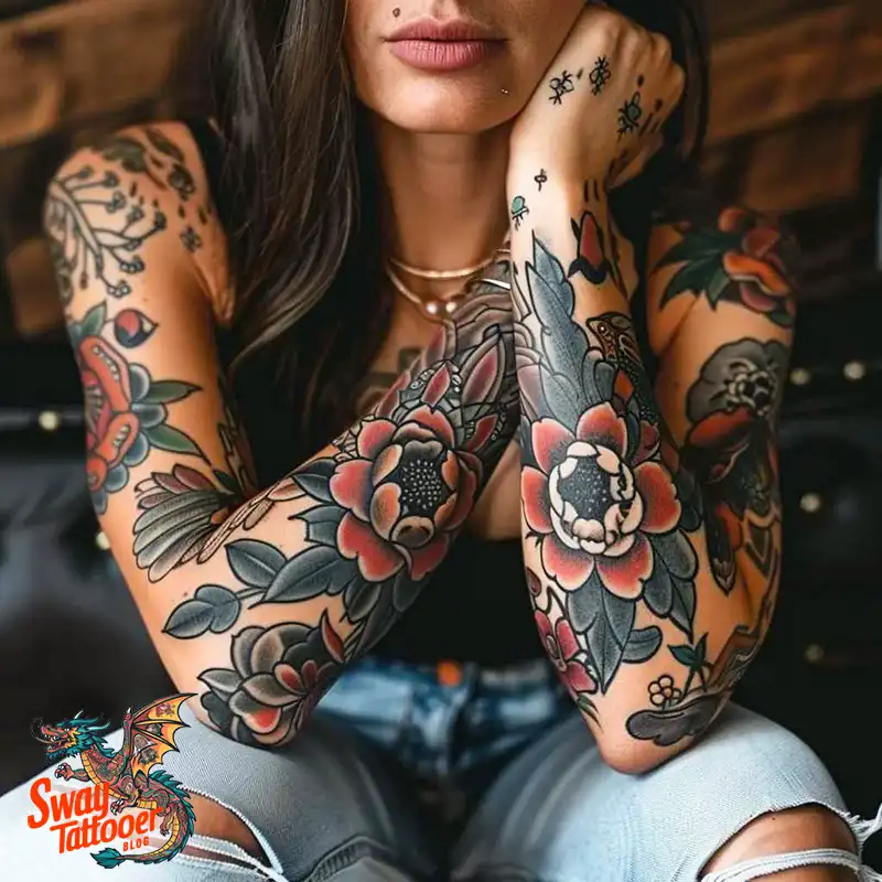 100 Women's Tattoo Sleeves: Bold Designs that Inspire 5 Women's Tattoo Sleeve