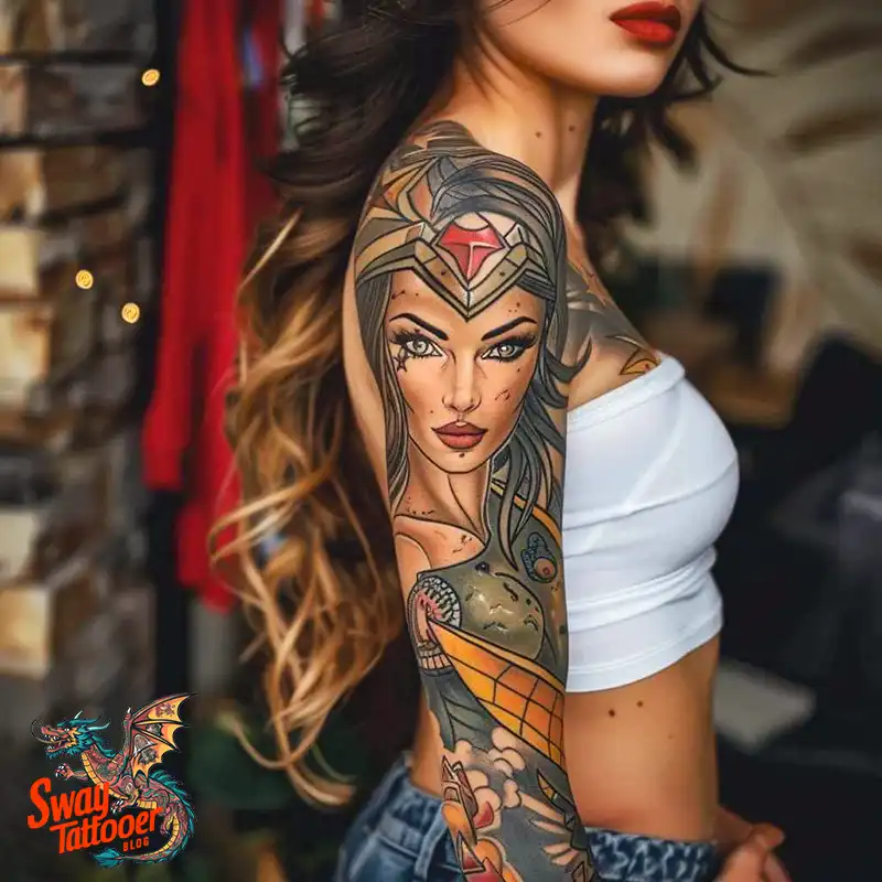 100 Women's Tattoo Sleeves: Bold Designs that Inspire 108 Women's Tattoo Sleeve