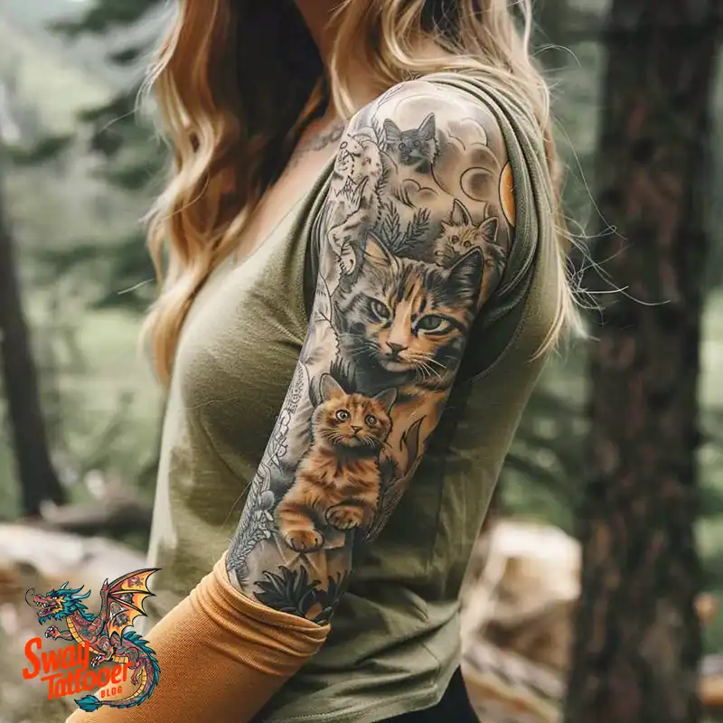 100 Women's Tattoo Sleeves: Bold Designs that Inspire 77 Women's Tattoo Sleeve