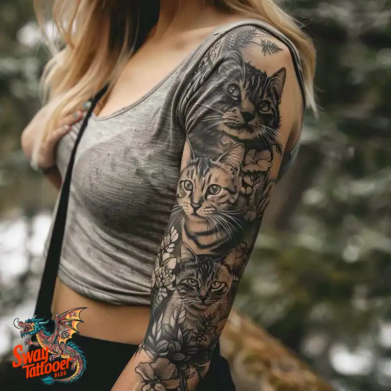 100 Women's Tattoo Sleeves: Bold Designs that Inspire 76 Women's Tattoo Sleeve