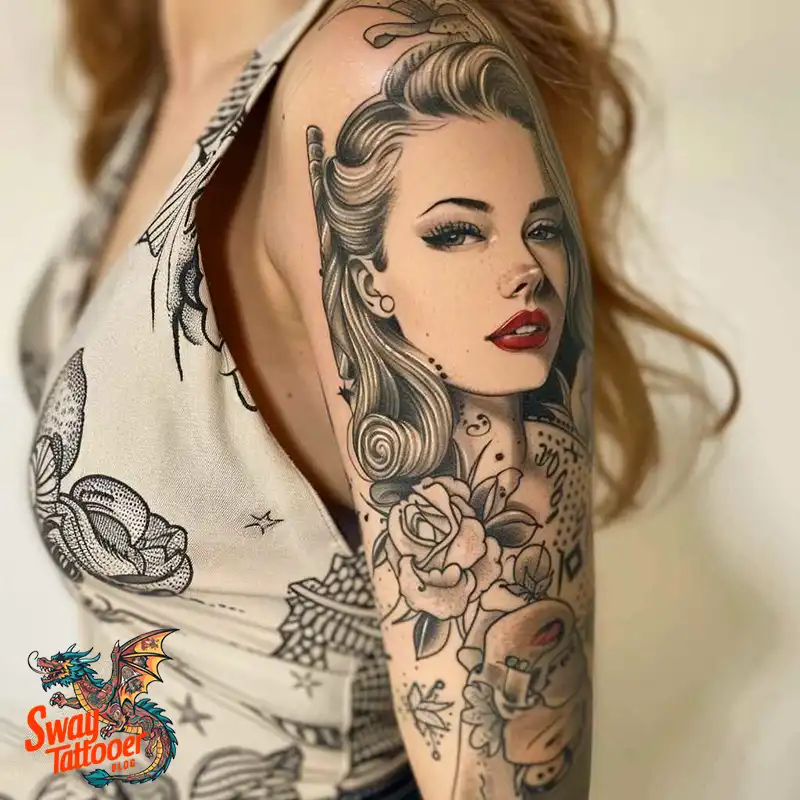 100 Women's Tattoo Sleeves: Bold Designs that Inspire 99 Women's Tattoo Sleeve