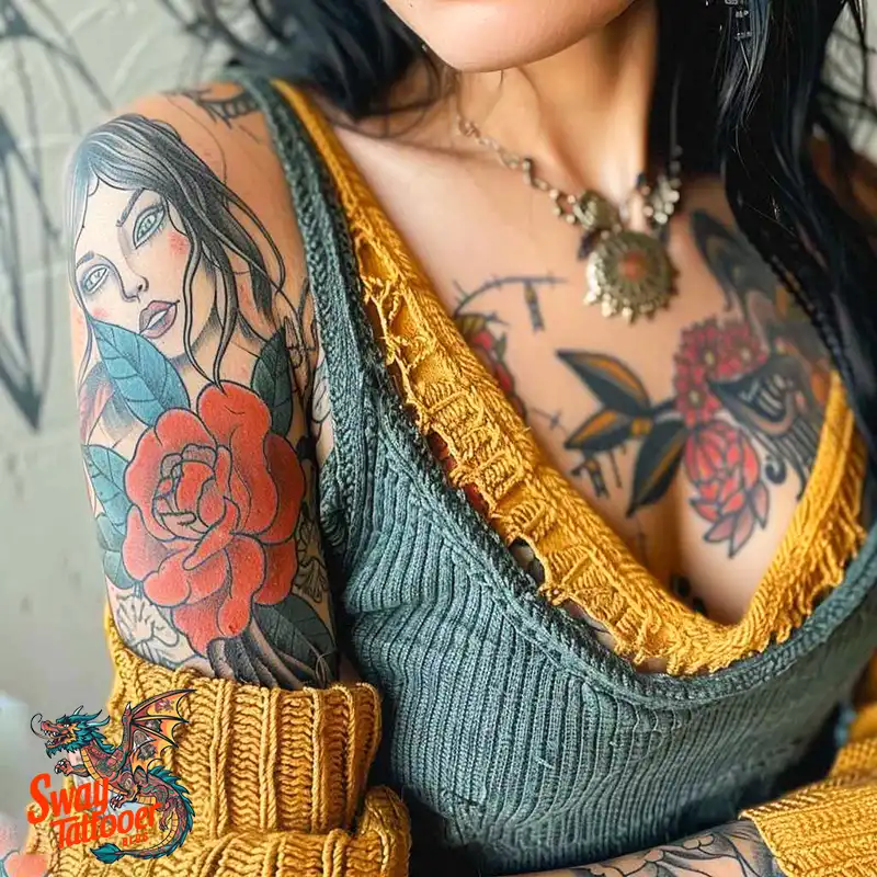 100 Women's Tattoo Sleeves: Bold Designs that Inspire 35 Women's Tattoo Sleeve
