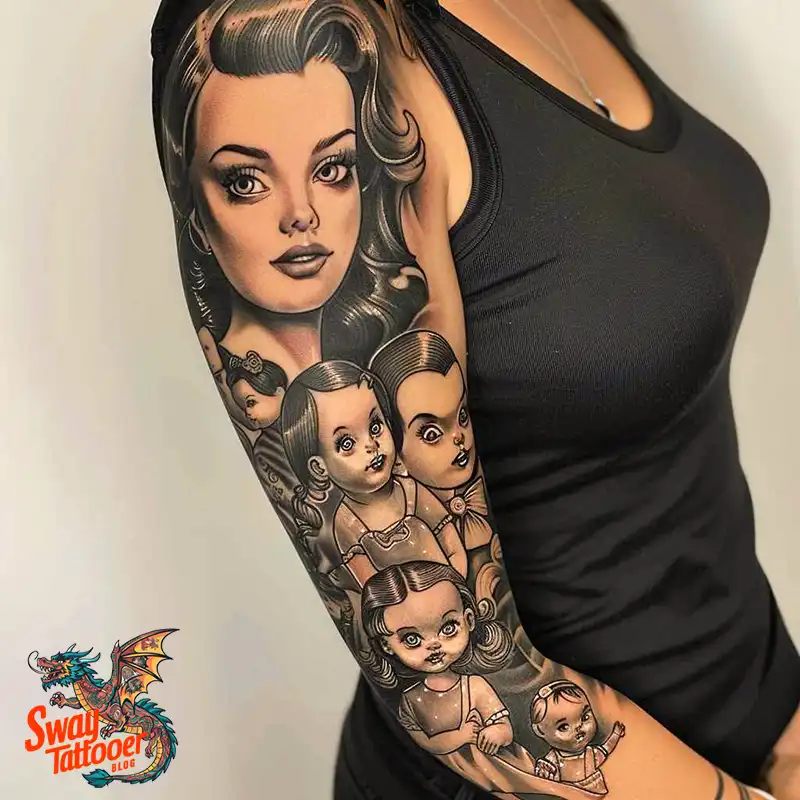 100 Women's Tattoo Sleeves: Bold Designs that Inspire 32 Women's Tattoo Sleeve