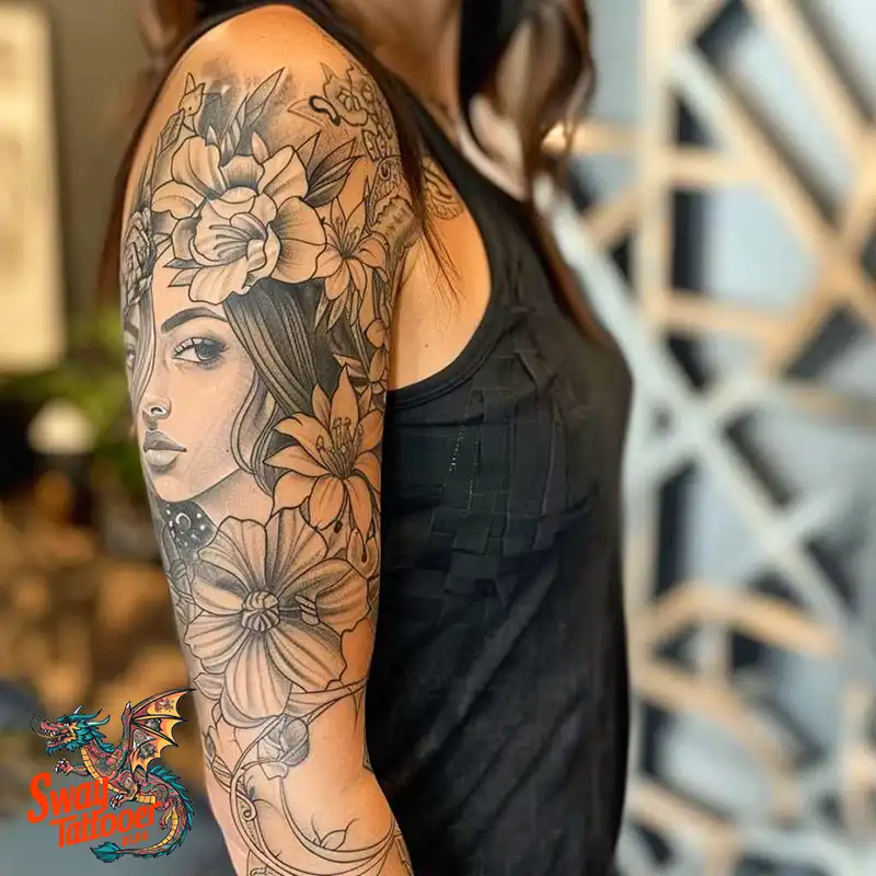 100 Women's Tattoo Sleeves: Bold Designs that Inspire 29 Women's Tattoo Sleeve
