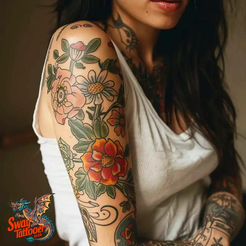 100 Women's Tattoo Sleeves: Bold Designs that Inspire 19 Women's Tattoo Sleeve