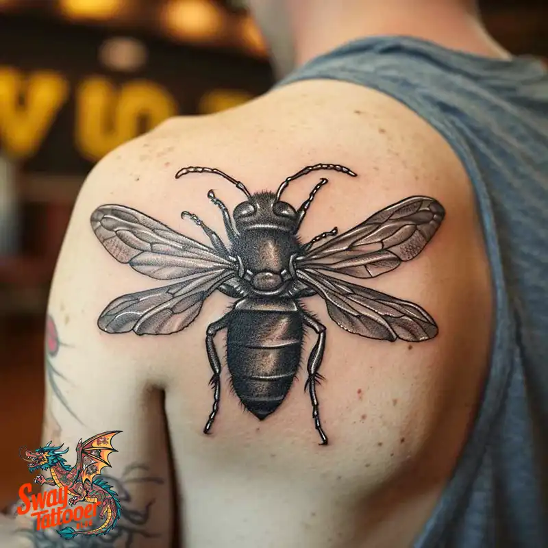 100 Wasp Tattoo Design Ideas That Sting With Style 74 wasp tattoo