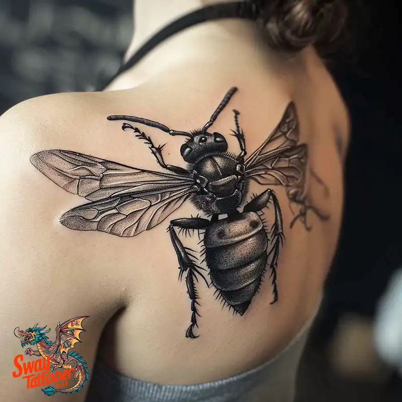 100 Wasp Tattoo Design Ideas That Sting With Style 73 wasp tattoo