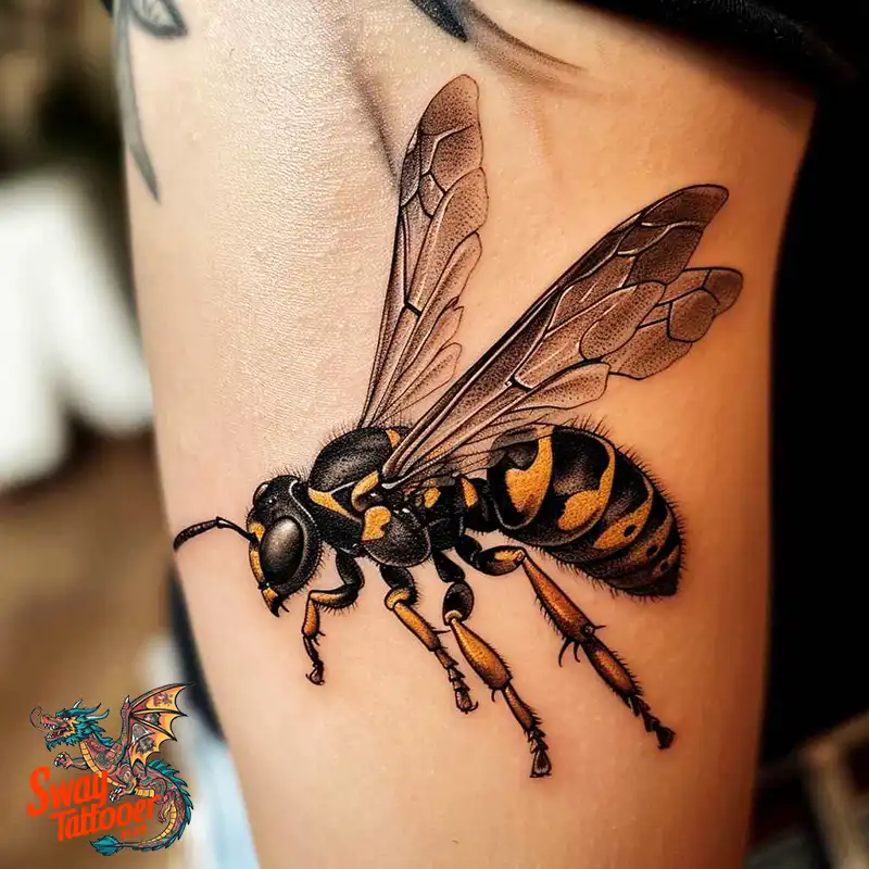 100 Wasp Tattoo Design Ideas That Sting With Style 83 wasp tattoo
