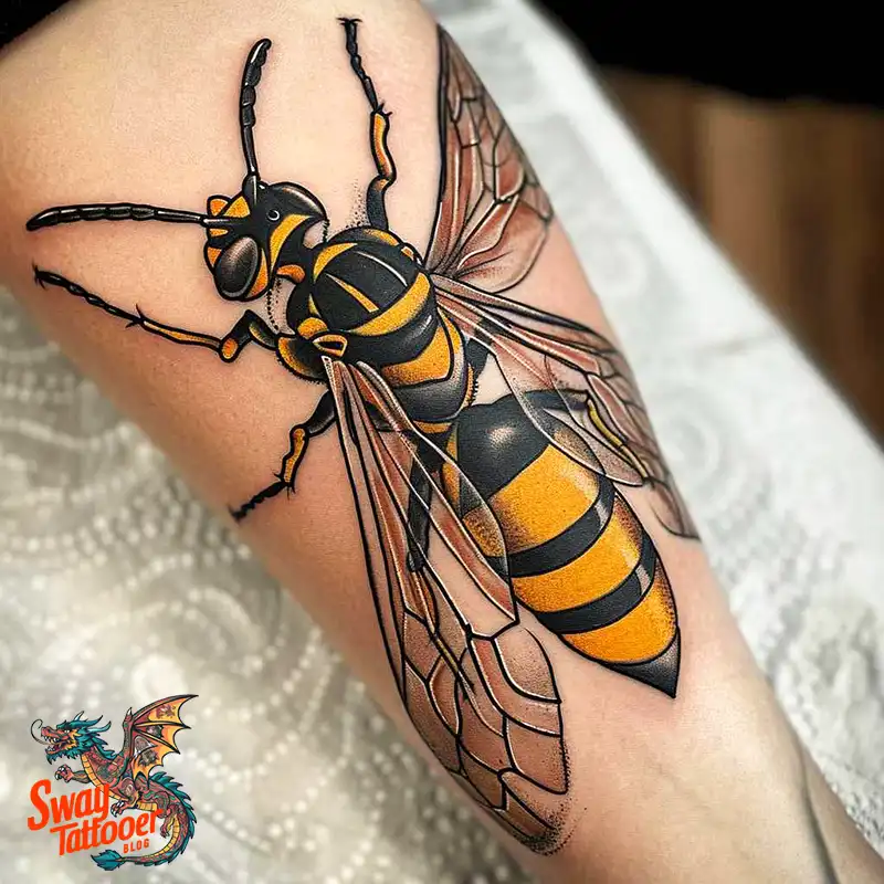 100 Wasp Tattoo Design Ideas That Sting With Style 61 wasp tattoo
