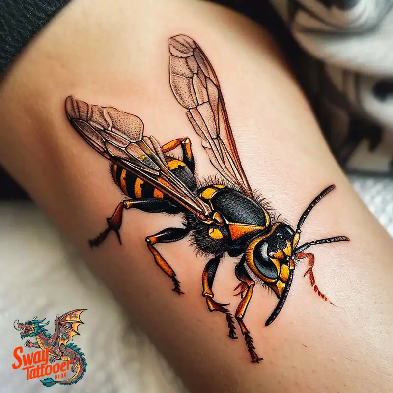 100 Wasp Tattoo Design Ideas That Sting With Style 59 wasp tattoo