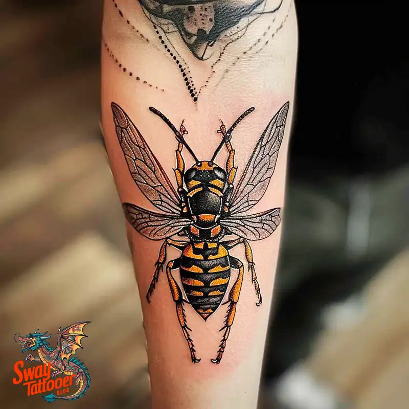 100 Wasp Tattoo Design Ideas That Sting With Style 57 wasp tattoo