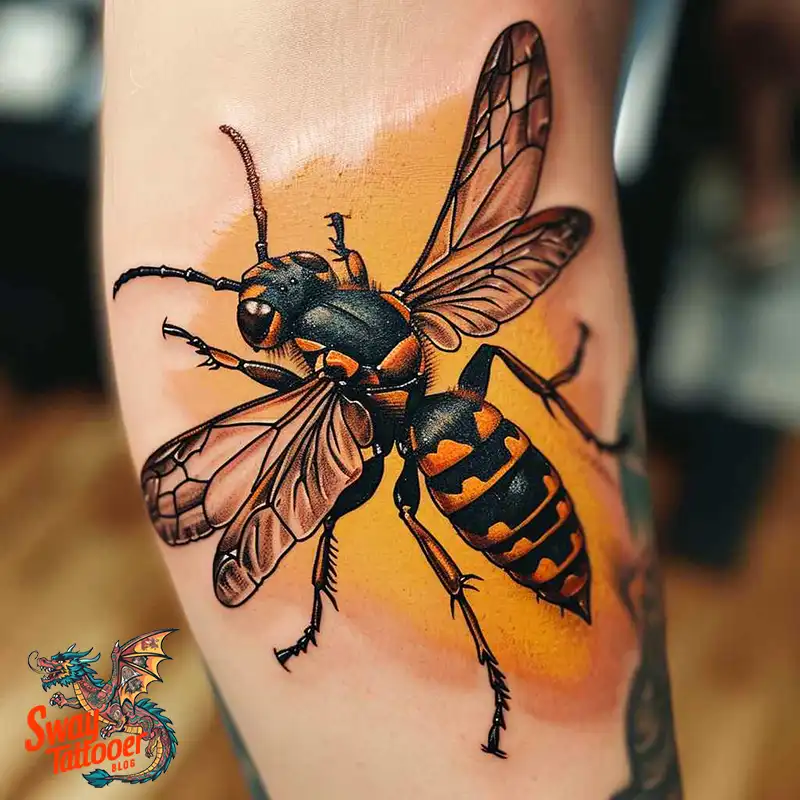 100 Wasp Tattoo Design Ideas That Sting With Style 56 wasp tattoo