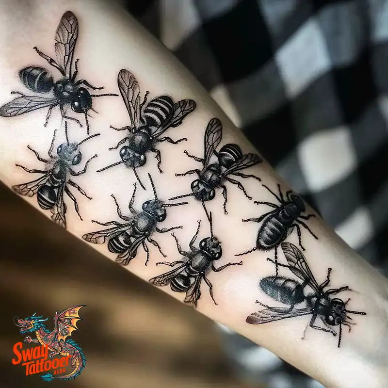 100 Wasp Tattoo Design Ideas That Sting With Style 51 wasp tattoo