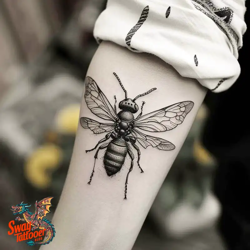 100 Wasp Tattoo Design Ideas That Sting With Style 43 wasp tattoo