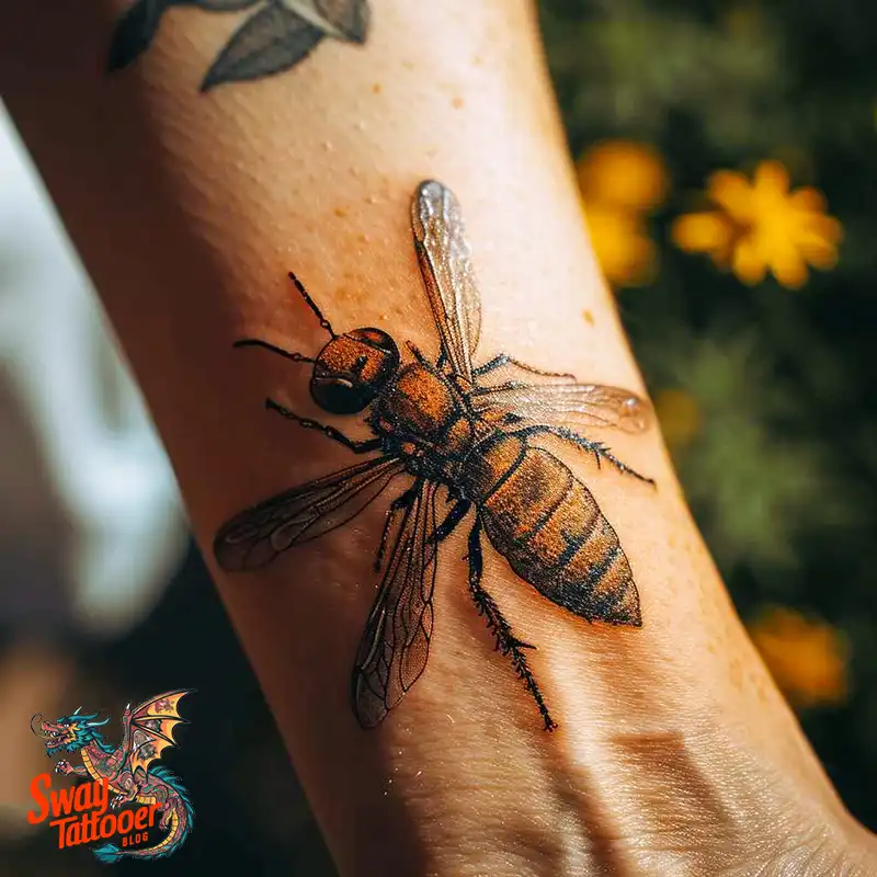 100 Wasp Tattoo Design Ideas That Sting With Style 44 wasp tattoo