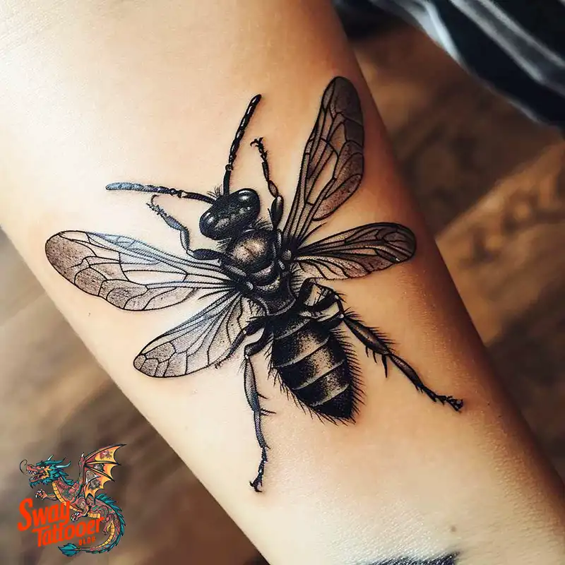 100 Wasp Tattoo Design Ideas That Sting With Style 45 wasp tattoo