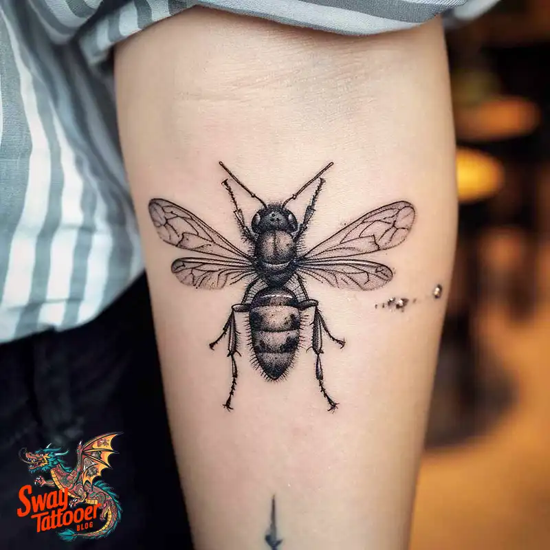 100 Wasp Tattoo Design Ideas That Sting With Style 38 wasp tattoo