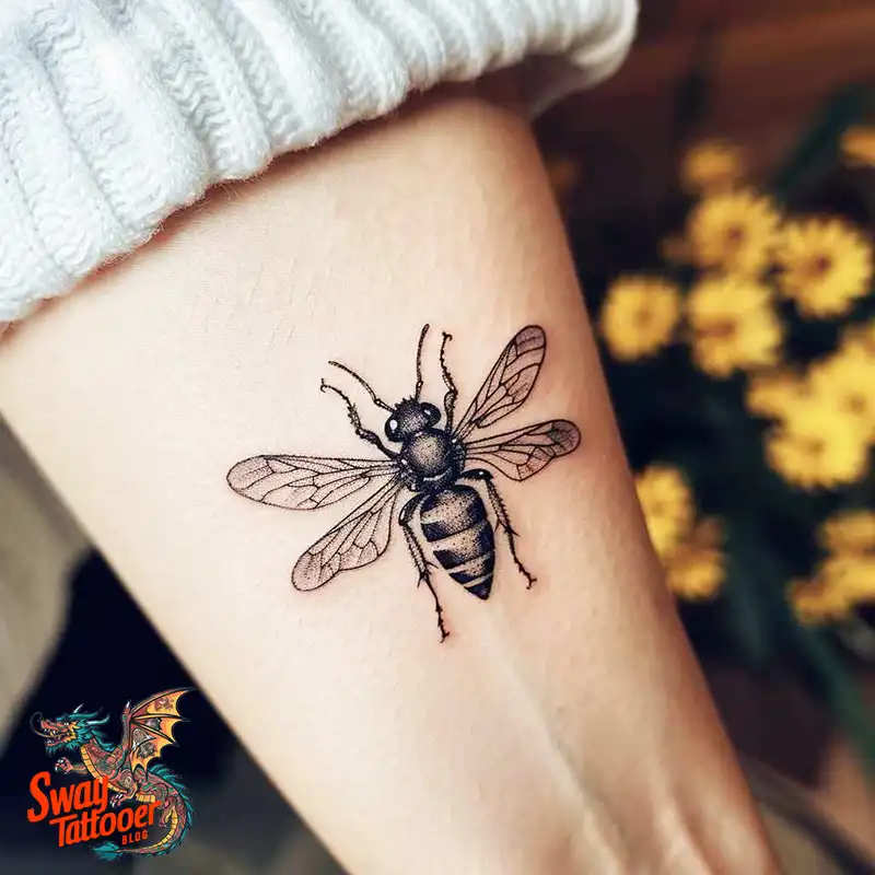 100 Wasp Tattoo Design Ideas That Sting With Style 36 wasp tattoo