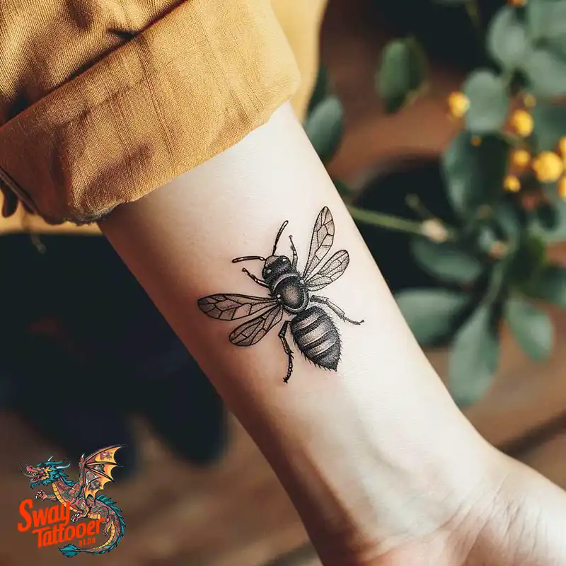 100 Wasp Tattoo Design Ideas That Sting With Style 35 wasp tattoo