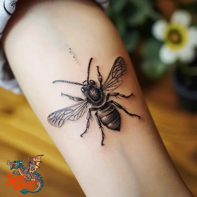 100 Wasp Tattoo Design Ideas That Sting With Style 33 wasp tattoo