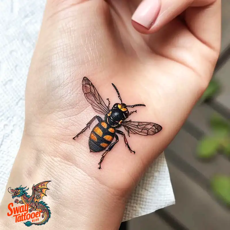 100 Wasp Tattoo Design Ideas That Sting With Style 26 wasp tattoo