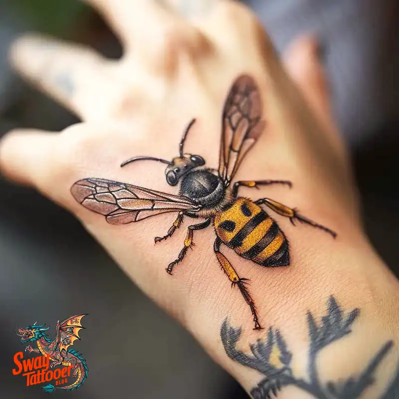 100 Wasp Tattoo Design Ideas That Sting With Style 23 wasp tattoo