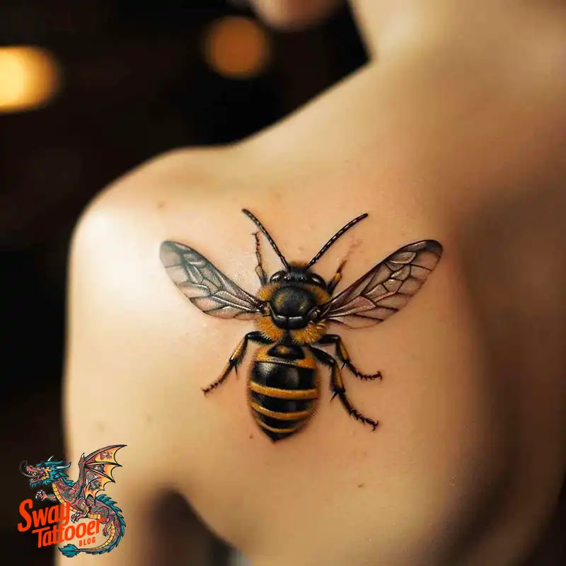 100 Wasp Tattoo Design Ideas That Sting With Style 17 wasp tattoo