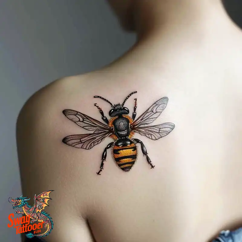100 Wasp Tattoo Design Ideas That Sting With Style 15 wasp tattoo