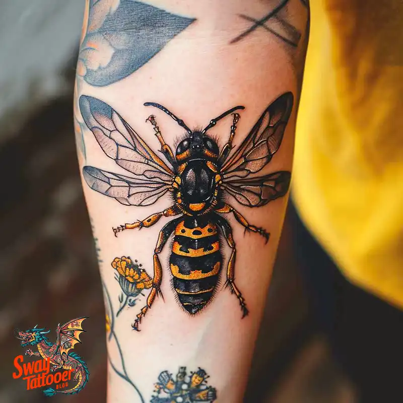 100 Wasp Tattoo Design Ideas That Sting With Style 10 wasp tattoo