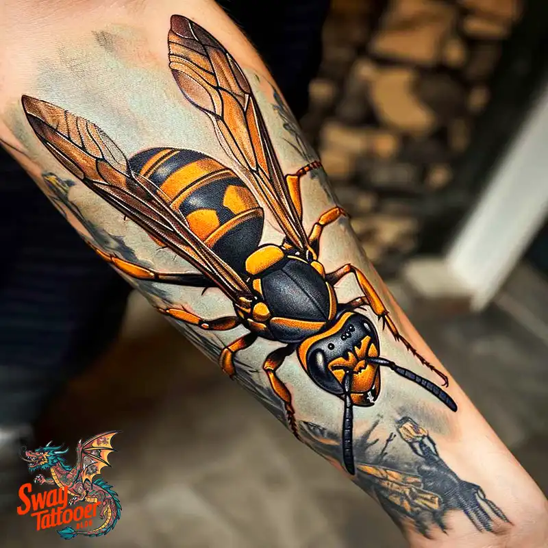 100 Wasp Tattoo Design Ideas That Sting With Style 4 wasp tattoo